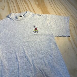 Vintage Sherry's Best Mickey Mouse Florida T-Shirt Mens Medium Gray Made in USA